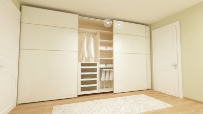 ASMA RAYLI GİYSİ DOLABI