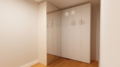 KATLANIR KAPAKLI GİYSİ DOLABI