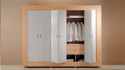 KATLANIR KAPAKLI GİYSİ DOLABI