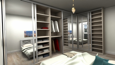 Köşe Giysi Dolabı