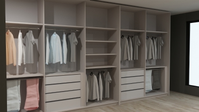 Köşe Giysi Dolabı