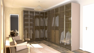 Köşe Giysi Dolabı