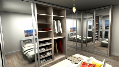 Köşe Giysi Dolabı