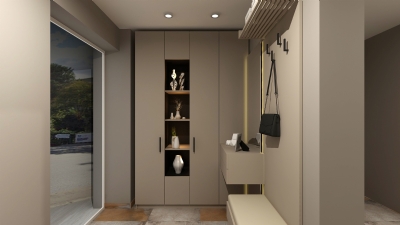 MENTEŞE KAPAKLI GİYSİ DOLABI